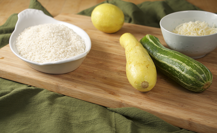 Lemon Risotto with Summer Squash