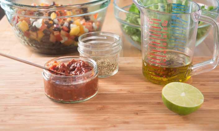 Black bean Salad with Chipotle Vinaigrette-3