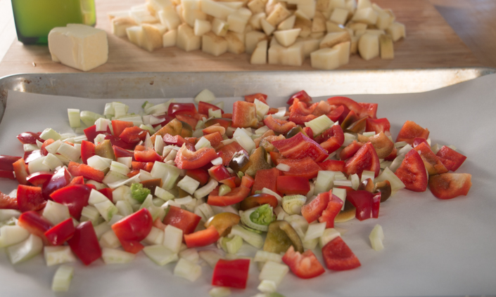 Red Pepper Fennel Hash
