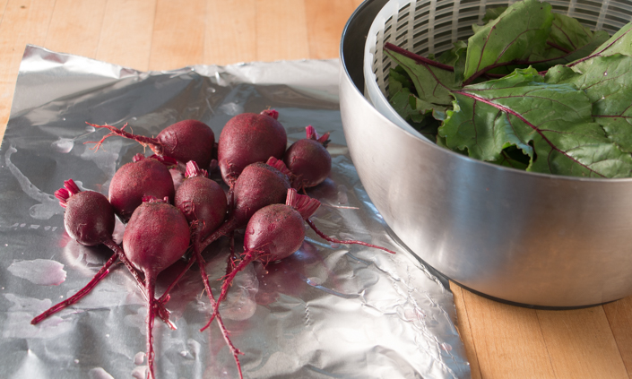Seared Beet Salad with Buttermilk Dressing