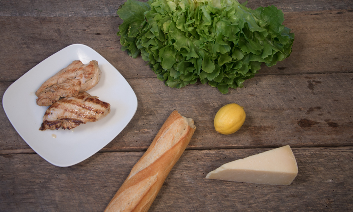 Escarole Caesar Salad