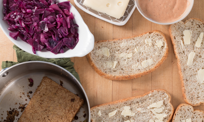Tempeh Rueben