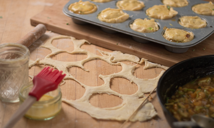 MIni Vegetable Pot Pies
