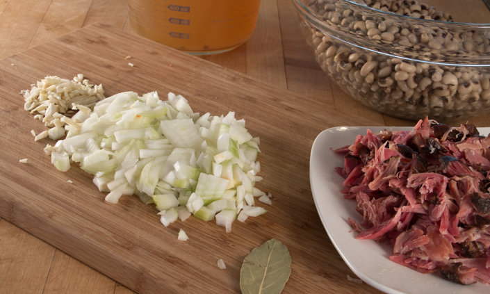 Black Eyed Peas with Sage Roasted Squash & Ham Hock-2