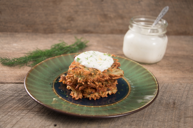 Dilled Potato Latkes