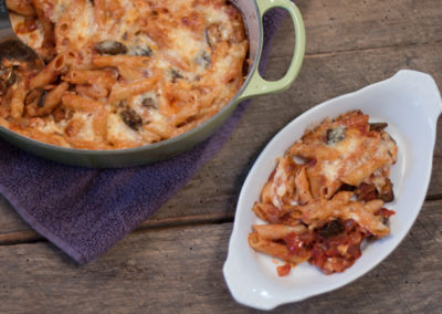 Eggplant Baked Ziti