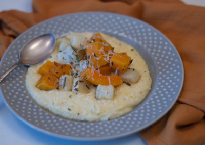 Rosemary Roasted Vegetables & Creamy Polenta