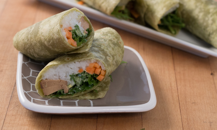 Sushi Burritos with Quick Pickled Ginger
