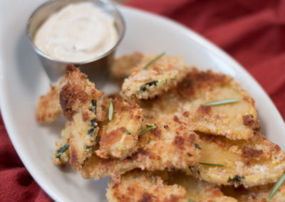 Winter Squash Chips & Rosemary Aioli