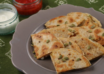 Acorn Squash Quesadillas