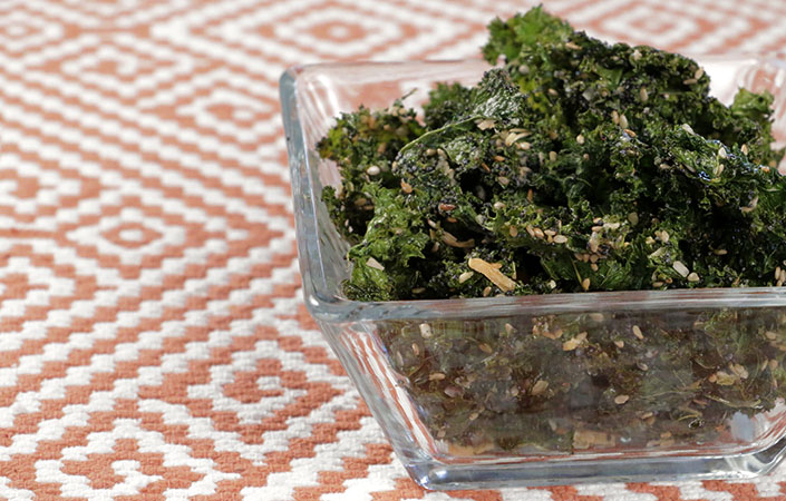 Everything Bagel Kale Chips