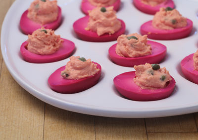Beet Pickled Deviled Eggs