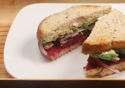 Cured Beet Sandwiches