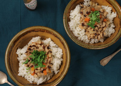 Hoppin’ John with Celeriac