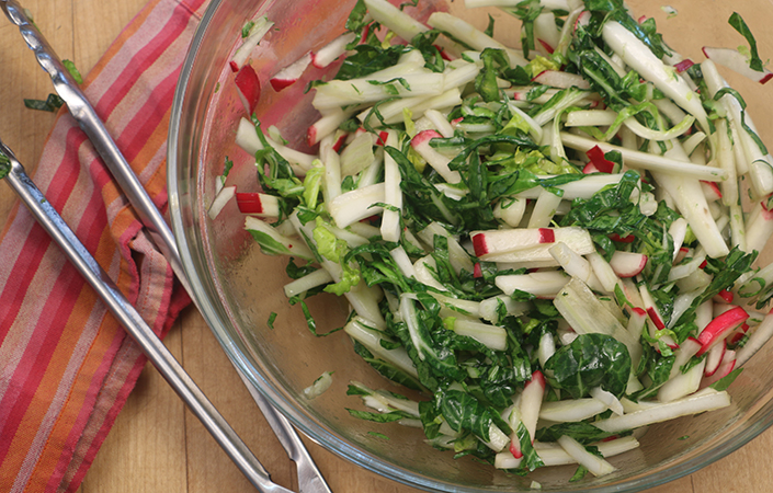 Bok Choy Radish Slaw