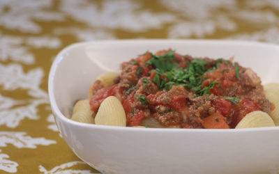 Bolognese with Celeriac & Carrots