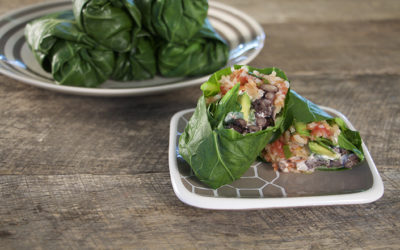 Collard Green Burritos