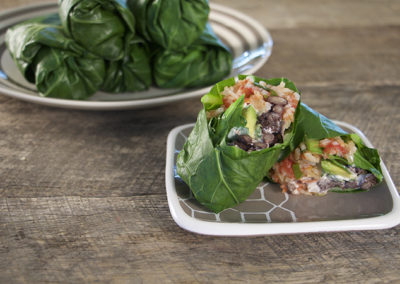Collard Green Burritos