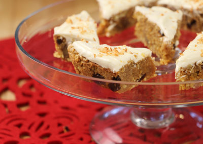 Brown Butter Carrot Cake Bars