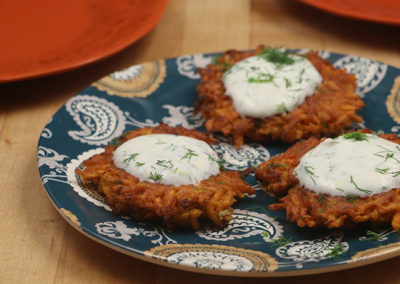 Gluten Free Carrot Fritters