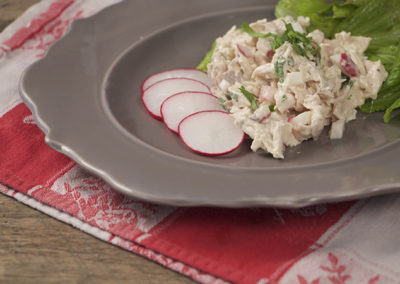 Chicken Salad with Radishes