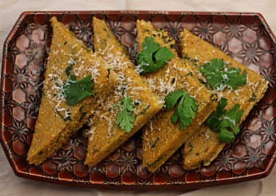 Spicy Polenta with Cilantro