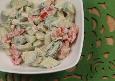 Cucumber Tahini Salad