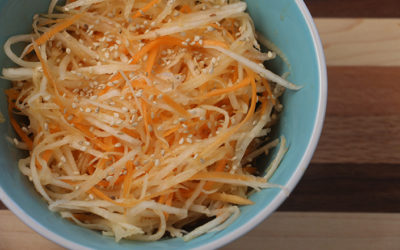 Ginger, Carrot, & Daikon Radish Salad