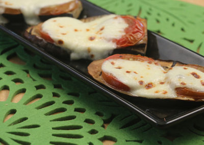 Grilled Eggplant with Mozzarella