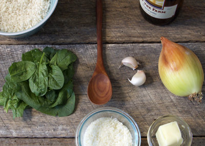 Spinach & Mushroom Risotto