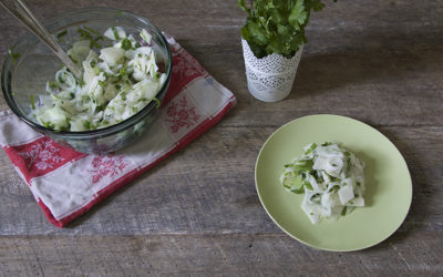 Sweet & Sour Kohlrabi Salad