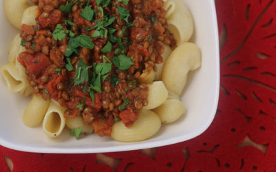 Vegan Lentil Bolognese