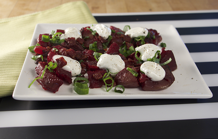 Smashed & Loaded Beets
