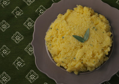 Mashed Rutabaga with Yogurt & Sage