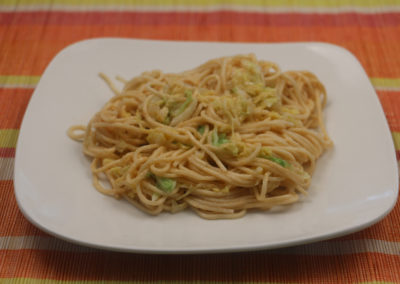 Napa Cabbage Peanut Noodles
