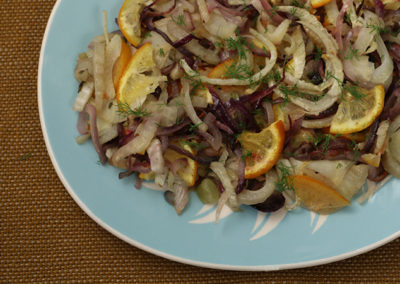 Roasted Orange Fennel Salad