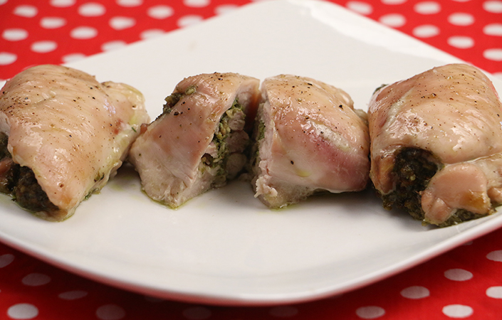 Chicken Pesto Rolls