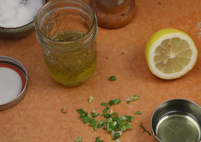 Lemon Scallion Dressing