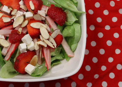 Strawberry and Pickled Radish Salad