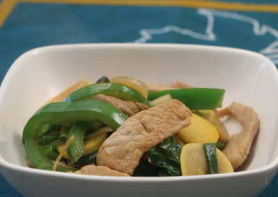 Ginger Scallion Stir-fry with Pork