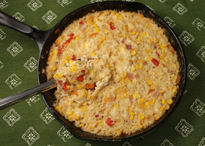 Rice, Corn, & Roasted Pepper Casserole