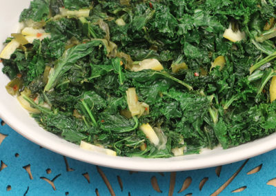 Spicy Kale with Lemon