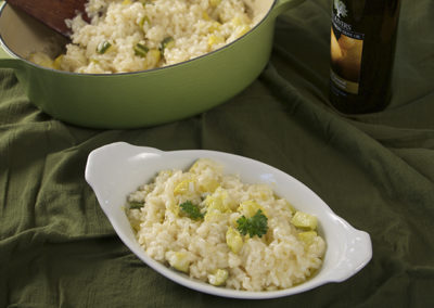 Lemon Risotto with Summer Squash