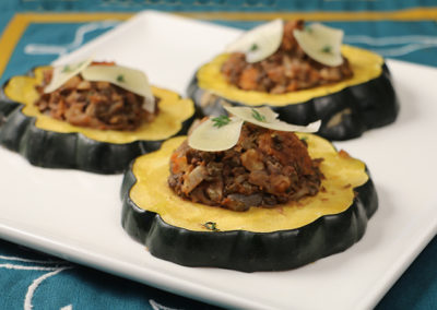Stuffed Acorn Squash Rings