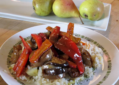 Sweet and Sour Eggplant