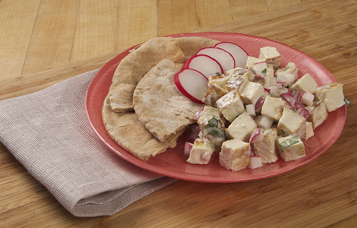 Tofu Salad with Radishes