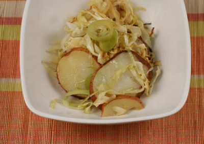 Baked Cabbage with Potatoes & Leeks